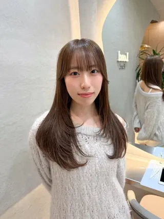 ロング ボブ・韓国レイヤー・ くびれボブ・内藤康太のヘアスタイル