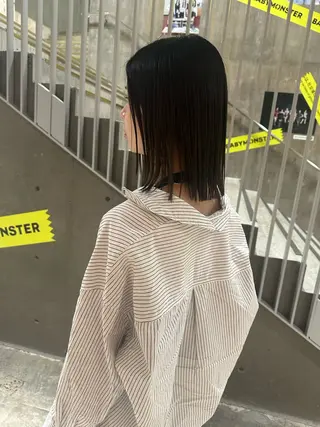 ショート カラー パーマ ヘアアレンジ VIVIE【ヴィヴィ】所属・髪質改善/韓国風 レイヤー/田村祐樹のヘアスタイル