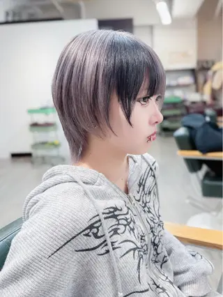 ショート ショート/ボブ ハイトーン❤️原航平のヘアスタイル