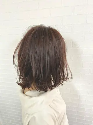 ミディアム カラー 🎁無料カットカラー 📷撮影モデル募集✨のヘアスタイル