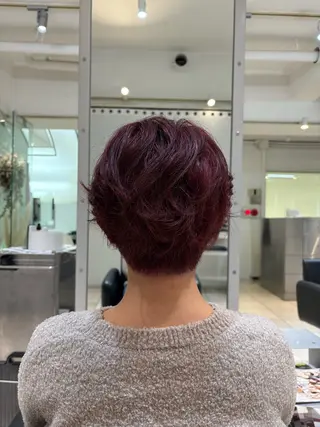 ショート カラー FACE-T所属・ボブカット/ パーマARAI🫧のヘアスタイル