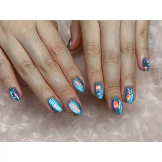 ネイル 横浜駅東口 🐬🫧 ｵｰﾀのネイルデザイン