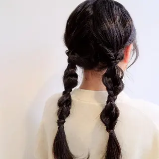 ロング ヘアアレンジ カラー かわい ゆうな 髪質改善/縮毛矯正のヘアスタイル