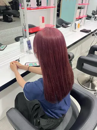 ロング カラー みう/仙台/暖色/ 艶髪/顔周りカット/のヘアスタイル