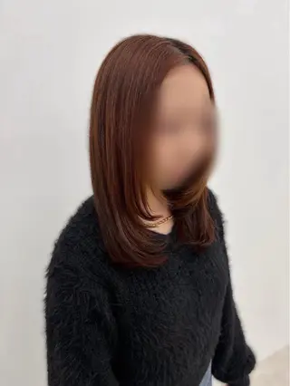 ミディアム 佐竹 兜のヘアスタイル