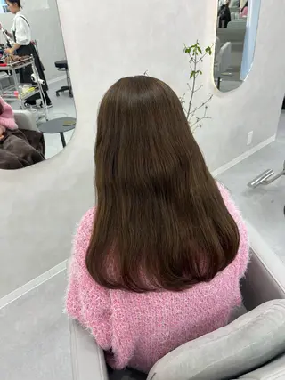 ロング カラー tre/e' hair salon所属・広島韓国ヘア♡ たかみのヘアスタイル