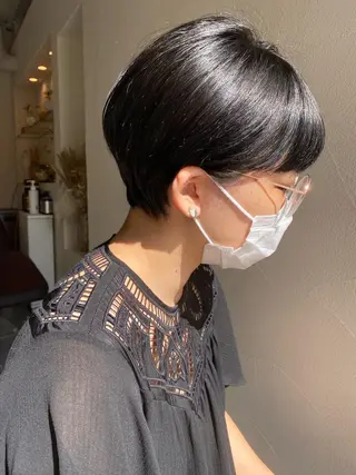 ショート ハイトーン×似合わせ 🌱中川慎之介のヘアスタイル