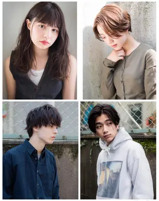 ミディアム パーマ メンズ GO TODAY シェアサロン 原宿本店所属・ボブ/レイヤー/ パーマ/淀川 純のヘアスタイル