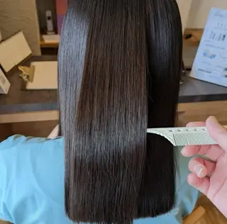 セミロング 中谷　千鶴 ◎ブリーチカラー得意のヘアスタイル