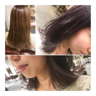 ミディアム カラー 竹嶌 健吾のヘアスタイル