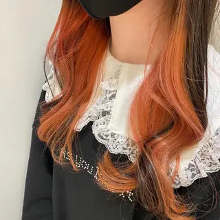 ロング カラー 韓国ヘア🍒渡辺 咲🍒のヘアスタイル