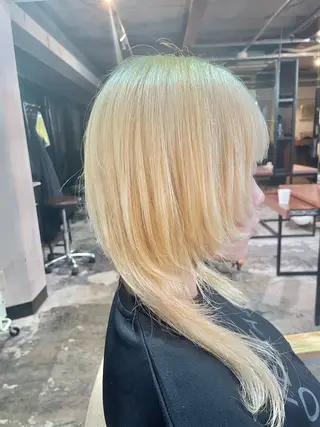 カラー La fith hair ray所属・メンズ/パーマ/ ブリーチ/KAITOのヘアスタイル