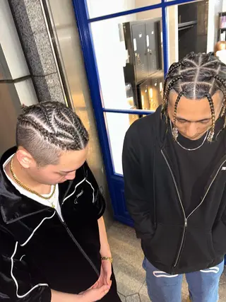 ロング ブラックヘア🧜‍♂ 😈itsuki👿のヘアスタイル