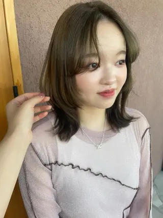 ミディアム belta.🌱 安藝夏花🌻のヘアスタイル