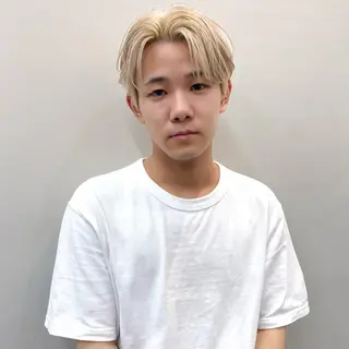 ショート カラー メンズ ダウンパーマ 【sity.ザイク】のヘアスタイル