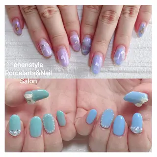 ミディアム ネイル 👑enen style👑のネイルデザイン