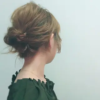 ミディアム ヘアアレンジ 似合わせカット🌿 前川のヘアスタイル