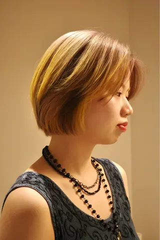 ショート Hair & make Lamp所属・梅田のブリーチ特化 美容師KAI🥰のヘアスタイル