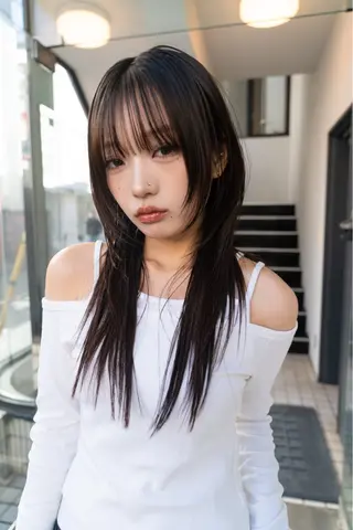 セミロング カラー デザインレイヤー/ KOSUKEのヘアスタイル