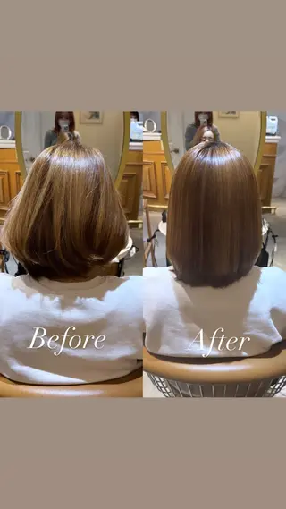 ミディアム 髪質改善/ボブ /韓国/erikoのヘアスタイル