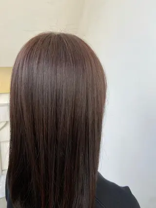 セミロング ハイトーンカラー 🦋yuri🦋のヘアスタイル