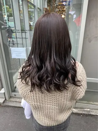 ロング カラー ブリーチなし暖色 💗AKARI💗のヘアスタイル