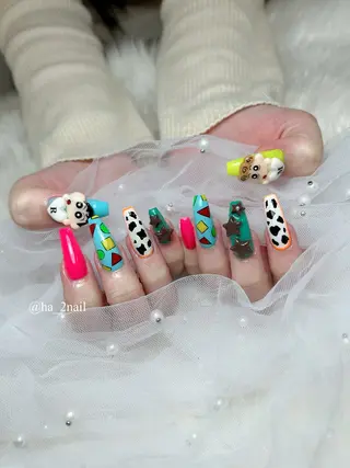 ネイル NAIL and EYELASH ALPHA.所属・ALPHA. 姫繇のネイルデザイン