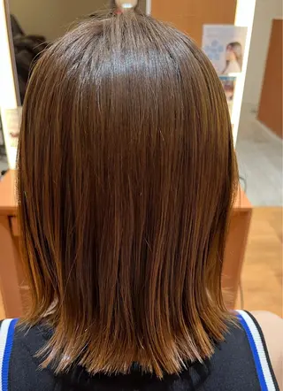 ミディアム 光石 季世のヘアスタイル