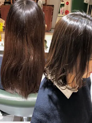 ロング カラー パーマ fukuyasu rikaのネイルデザイン