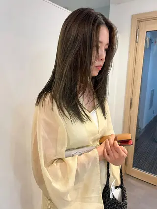 ロング カラー kakeru/ボブ パーマ/レイヤーのヘアスタイル