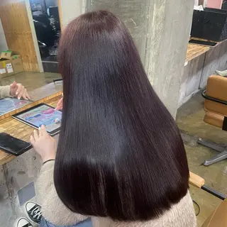 ロング カラー ふかたさや🌟 艶感カラー🌟のヘアスタイル