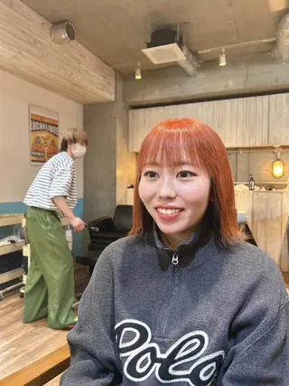 セミロング カラー 🎨デザイン🥇 美髪・艶髪　日暮千敬のヘアスタイル