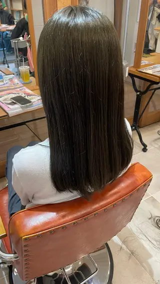 ロング カラー 竹広綾乃/ 艶カラーのヘアスタイル