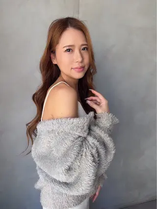 ロング カラー パーマ ヘアアレンジ 🐈外山　ユカリ🐈 モデル募集中のヘアスタイル