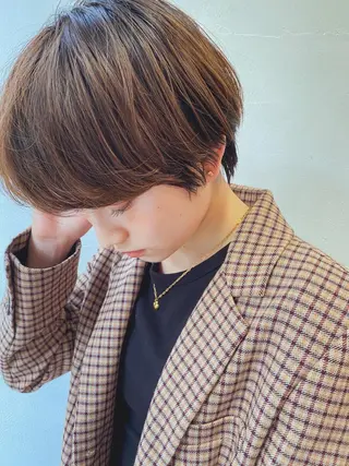 ショート カラー メンズカット特化柏駅 徒歩3分LOUのヘアスタイル