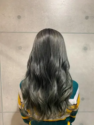 セミロング カラー 髪質改善カラー🫧 舘田千乃のヘアスタイル