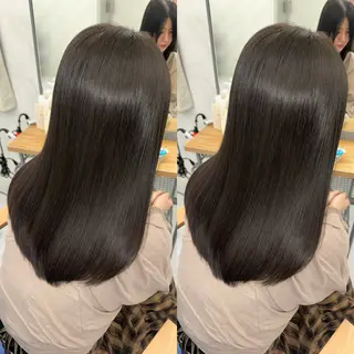 ロング 縮毛矯正💎髪質改善 艶カラー/木下のヘアスタイル
