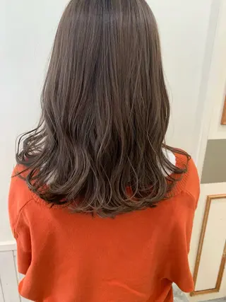 ミディアム カラー 韓国ヘア/ニュアンス パーマ　kaitoのヘアスタイル