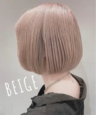 ショート カラー 💎小顔前髪&髪質 改善カラー💎片桐のヘアスタイル