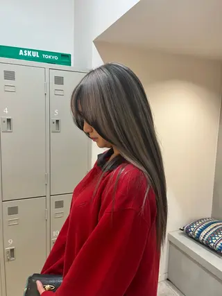 ロング 🌈モテ色 村上のぶきのヘアスタイル