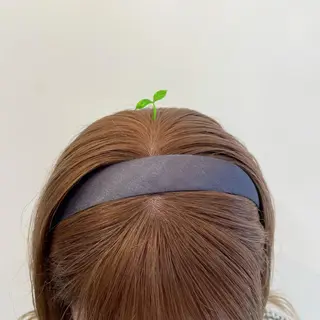 セミロング 暖色カラー推し/ トヤエリコのヘアスタイル