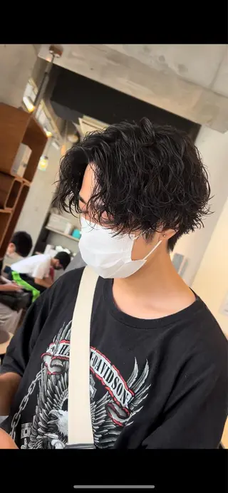 ショート パーマ メンズ メンズスタイル特化 /fifthりっくんのヘアスタイル