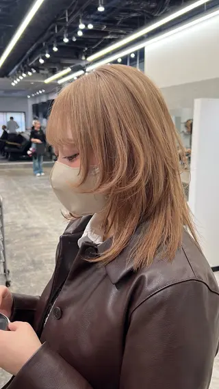 ショート カラー ウルフ🐺/ボブ ハイトーン🌈/増田のヘアスタイル