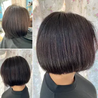 ショート glosstokyo所属・縮毛矯正技師須藤玲人 髪質改善師ゴトウのヘアスタイル