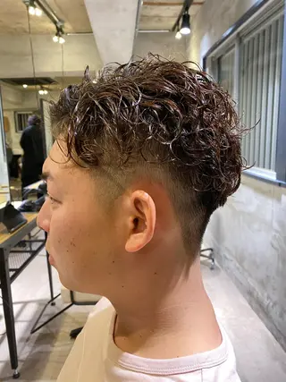 ショート パーマ メンズ ✂︎メンズ特化✂︎ 竹内貴則のヘアスタイル