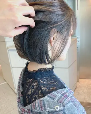 ショート カラー SAKURA 原宿所属・なかの たくみのヘアスタイル