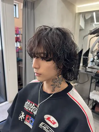 パーマ メンズ 大宮メンズ特化/パー マ職人/小川藍人のヘアスタイル