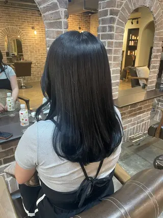 セミロング カラー ACROあべの店所属・艶カラー/インナー /グラデ/大西小百合のヘアスタイル