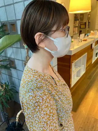 ショート 塩澤 榛奈のヘアスタイル