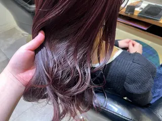 ミディアム 🫧韓国ヘア 透明感 カラー🫧福田 楓のヘアスタイル